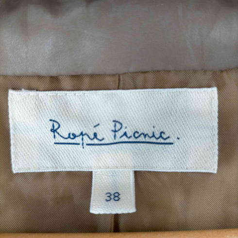 ロペピクニック Rope Picnic ノーカラージャケット キルティング レディース 38