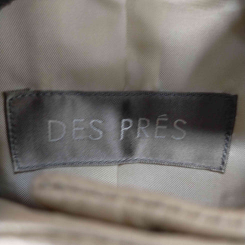 デプレ DES PRES ラムレザージャケット ステッチデザイン レディース