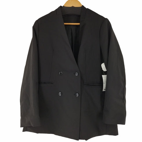 ルエレ Louere ノーカラー ダブルテーラードジャケット レディース JPN:M
