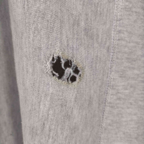 チャンピオン Champion USA製 刺繍タグ REVERSE WEAVE スクリプトロゴ リブライン クルーネックスウェット メンズ import:XL