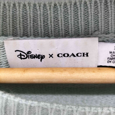 コーチ COACH カシミヤ混ニット ラメ TICK TOCK CROCODILE レディース import:XS