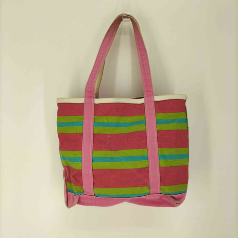 エルエルビーン L.L.Bean 90-00S USA製 BOAT AND TOTE ボーダー キャンバス トート バッグ ユニセックス メンズ