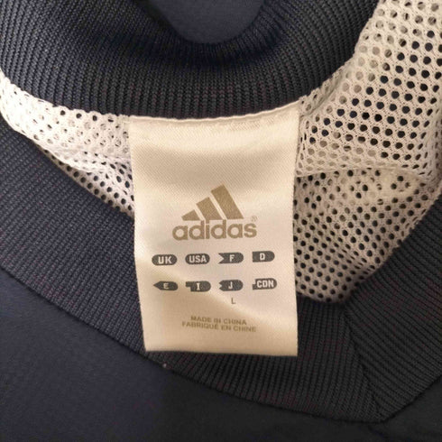 アディダス adidas 裏地メッシュ パフォーマンスロゴ センターロゴ 刺繍 Vネック プルオーバー ピステ メンズ JPN:L
