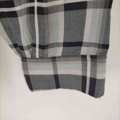 マンハッタン Manhattan DOCOMA 50S~60S オープンカラーチェックシャツ メンズ import:M 15 1/2