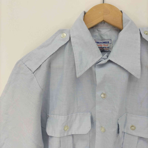 70S MARTIN MFG US Air Force Uniform Shirt ミリタリー S/S シャツ メンズ 15 1/2