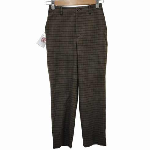 マッキントッシュフィロソフィー MACKINTOSH PHILOSOPHY チェック柄スラックスパンツ レディース 36