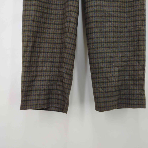 マッキントッシュフィロソフィー MACKINTOSH PHILOSOPHY チェック柄スラックスパンツ レディース 36