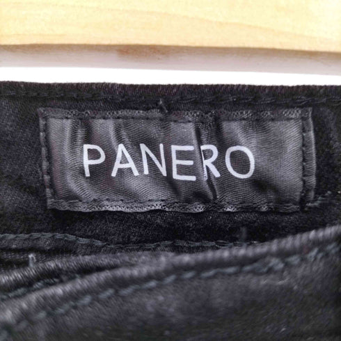 panero ストレッチ デニム フレア パンツ レディース 28