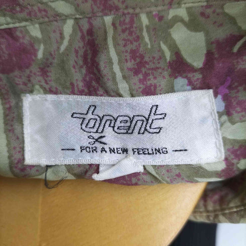 ブレント BRENT シルク100% 総柄L/Sシャツ メンズ JPN:M