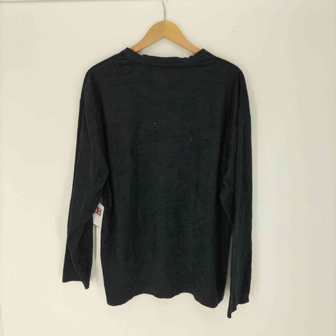 チャップス CHAPS 前Vガゼット ベロア クルーネック L/S ライト スウェット メンズ import:M