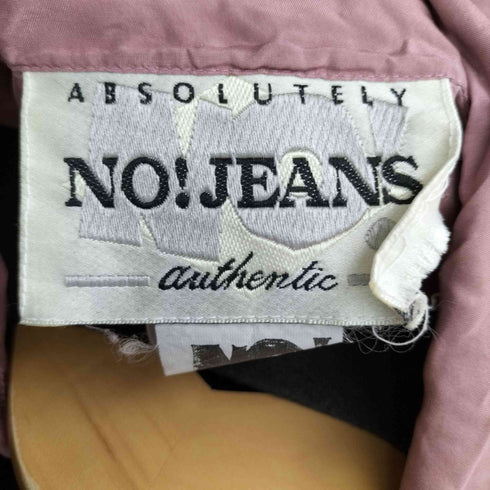 NO JEANS シルク100% 比翼L/Sシャツ フラップポケット メンズ JPN:M