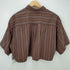 ドッカーズ DOCKERS ビックシルエット短丈ボタンダウン半袖シャツ レディース L