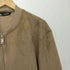 ザラ ZARA スエードライク ジップアップブルゾン メンズ import:L