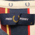 フレッドペリー FRED PERRY ロゴ刺繍 ストライプ ポロシャツ メンズ import:M