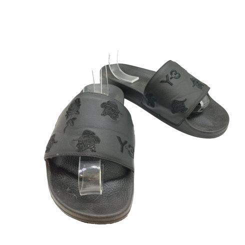 ワイスリー Y-3 花 スカル ADILETTE AOP アディレッタ シャワーサンダル メンズ 25.5