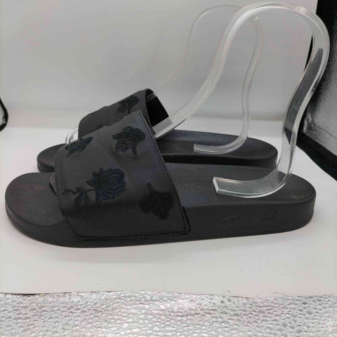 ワイスリー Y-3 花 スカル ADILETTE AOP アディレッタ シャワーサンダル メンズ 25.5