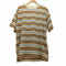 new wave street culture design by inflation オーバーサイズ クルーネック ボーダーTシャツ メンズ L