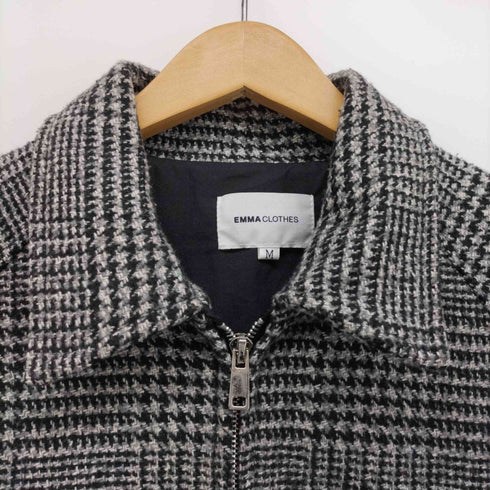エマクローズ EMMA CLOTHES 千鳥格子 ジップアップ ブルゾン メンズ JPN:M