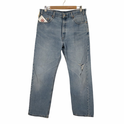 リーバイス Levis メキシコ製 ボタン裏989 505 レギュラーフィット ストレートデニムパンツ メンズ 36×32