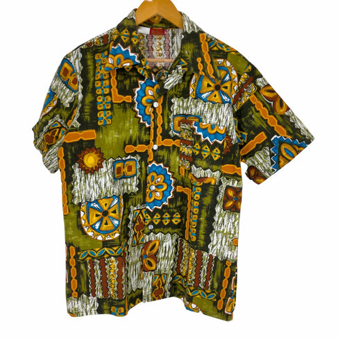 シアーズ Sears 70s- KINGS ROAD 総柄開襟シャツ メンズ JPN:M