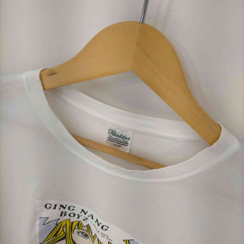 プリントスター printstar GING NANG BOYS YOUNG ALIVE IN LOVE 君と僕の第三次世界大戦的恋愛革命 復刻Tシャツ メンズ JPN:XL
