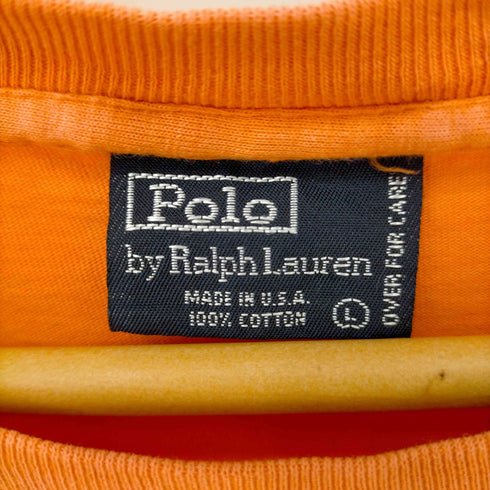 ポロバイラルフローレン Polo by RALPH LAUREN 90S ポニー刺繍 ポケット S/S Tシャツ メンズ JPN:L