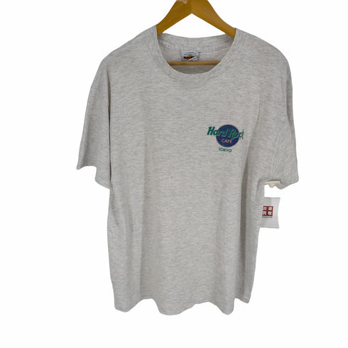 ハードロックカフェ Hard Rock Cafe シングルステッチ 霜降り 両面プリントクルーネックTシャツ メンズ JPN:XL