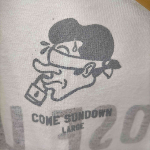 カムサンダウン COME SUNDOWN 両面プリント S/S Tシャツ メンズ JPN:L