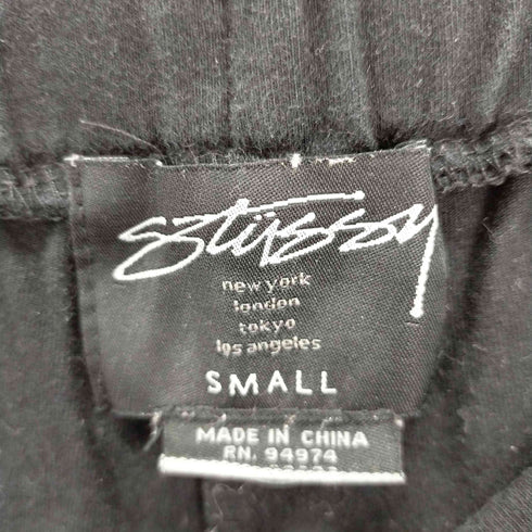 ステューシー Stussy ロゴテープ テーパードパンツ レディース JPN:S