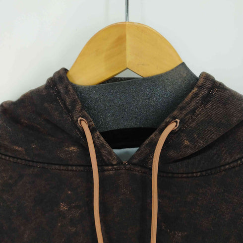 ゲス GUESS ブリーチ加工 プルオーバーパーカー メンズ M