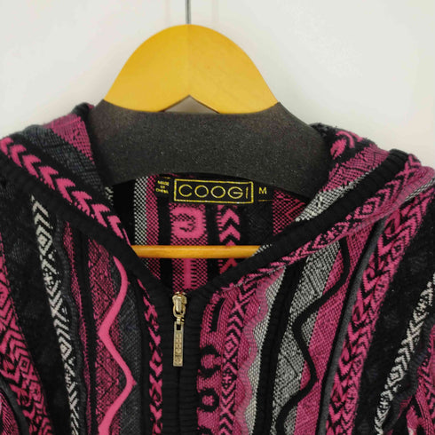 クージー COOGI 3Dニット ジップアップパーカー コットンアクリル メンズ M