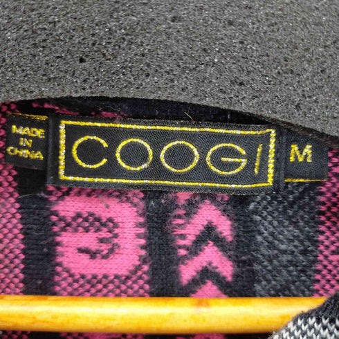 クージー COOGI 3Dニット ジップアップパーカー コットンアクリル メンズ M