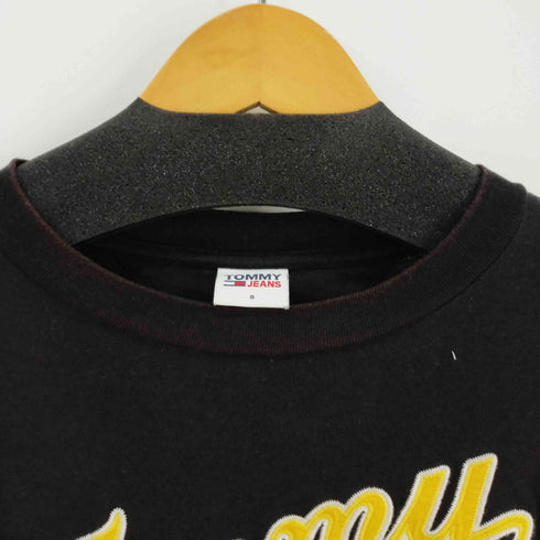 トミージーンズ tommy jeans L/S TEE ロゴ刺繍 メンズ S