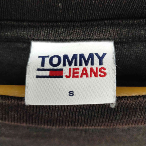 トミージーンズ tommy jeans L/S TEE ロゴ刺繍 メンズ S