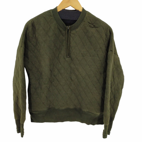 ビームスボーイ BEAMS BOY キルティング ハーフジップ プルオーバー カットソー レディース