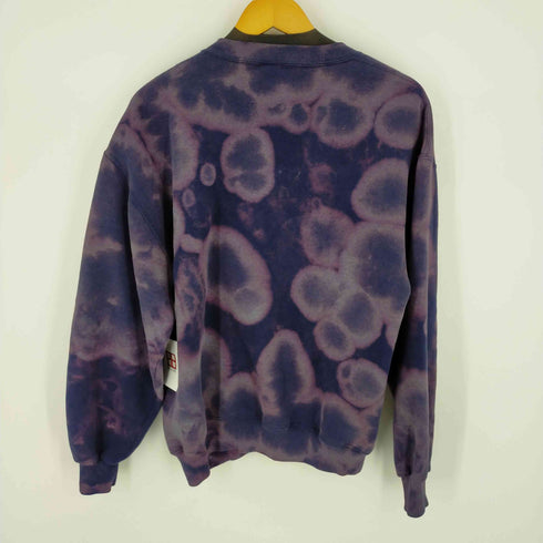 ラッセルアスレチック RUSSELL ATHLETIC 90S USA製 ブリーチ加工 クルーネックスウェット カレッジロゴ メンズ L