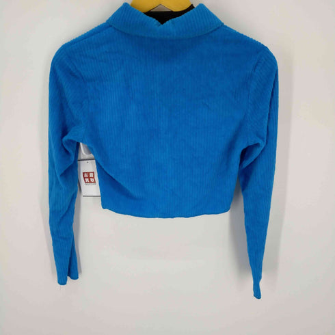 コーデュロイライククロップドシャツ レディース ONE SIZE
