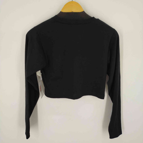 ラインストーン クロップドL/Sトップ レディース ONE SIZE