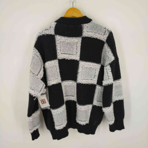 チェッカーフラッグクルーネックニット レディース ONE SIZE