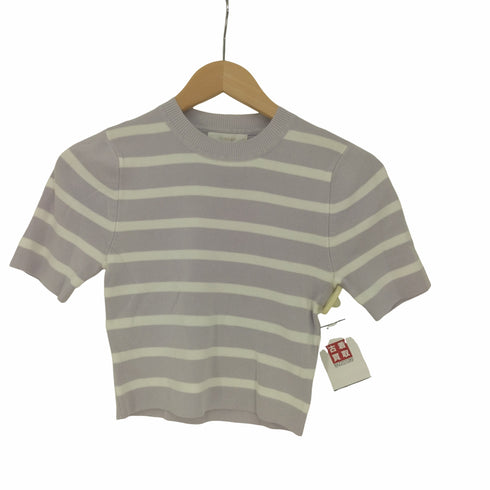 リエンダ rienda ボーダーショートKnit TOP レディース FREE