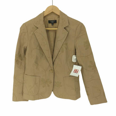 タルボット TALBOTS デザイン ステッチ 1B テーラードジャケット レディース 8P