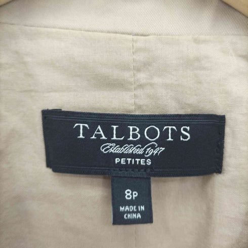 タルボット TALBOTS デザイン ステッチ 1B テーラードジャケット レディース 8P
