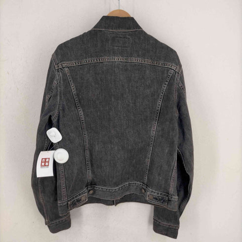 リーバイス Levis 日本製 70507-0257 先染め ブラック デニムトラッカージャケット メンズ US:40