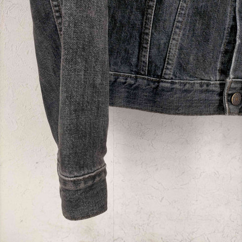 リーバイス Levis 日本製 70507-0257 先染め ブラック デニムトラッカージャケット メンズ US:40