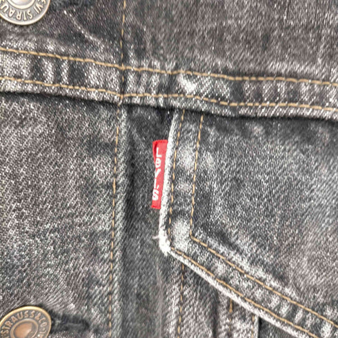 リーバイス Levis 日本製 70507-0257 先染め ブラック デニムトラッカージャケット メンズ US:40