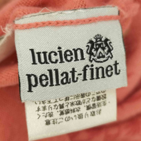 ルシアンペラフィネ Lucien Pellat-Finet イタリア製 ドクロ マリファナ柄 ボートネックコットンニットカットソー レディース import:S