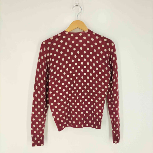 エイチアンドエムコムデギャルソン H&M COMME des GARCONS ドット柄 ウールニットカーディガン レディース import:S