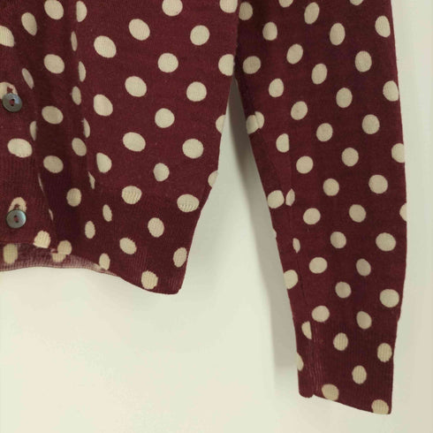 エイチアンドエムコムデギャルソン H&M COMME des GARCONS ドット柄 ウールニットカーディガン レディース import:S