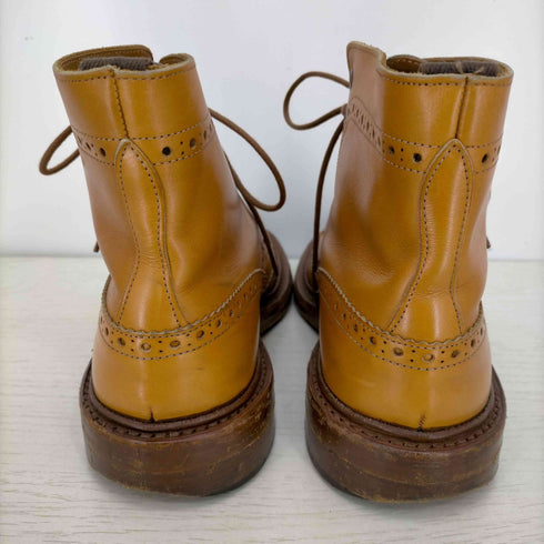 トリッカーズ Trickers M2508 MALTON C-SHADE TAN ウィングチップ カントリーブーツ メンズ UK:7.5