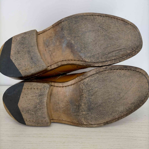 トリッカーズ Trickers M2508 MALTON C-SHADE TAN ウィングチップ カントリーブーツ メンズ UK:7.5